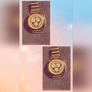 Gold Chronograph  Men's Watch